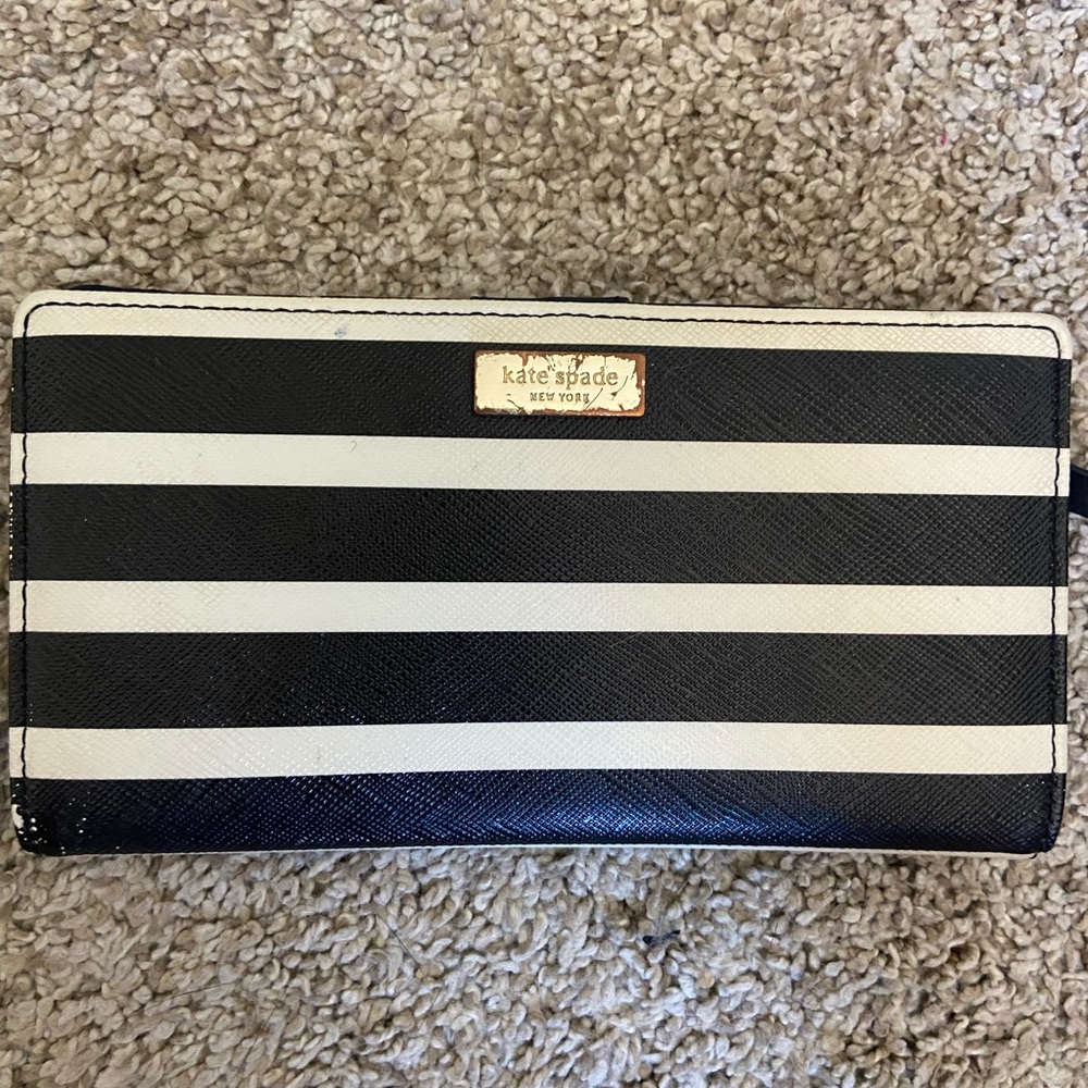 KATE SPADE STRIPPED WALLET